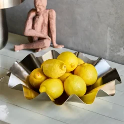 Schüssel, HDFlood, Gebürstetes Silber-Finish