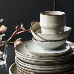 Schüssel, Lake, Grau