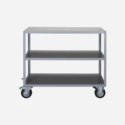 Shelving unit w. 4 wheels, HDTrolley, Grey