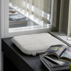 Sitzkissen mit Füllung, Cuun, Schwarz/Weiß