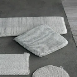 Sitzkissen mit Füllung, Cuun, Schwarz/Weiß