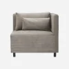 Sofa, Eckteil, Hazel Night, Grau/braun