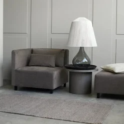 Sofa, Eckteil, Hazel Night, Grau/braun