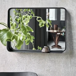 Spiegel mit Rahmen, HDPejo, Antikes Schwarz