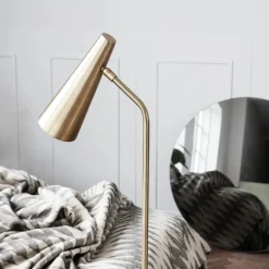 Stehlampe, Precise, Messing