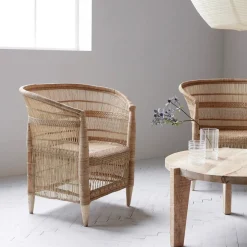 Stuhl mit Armlehne, Rika, Natur