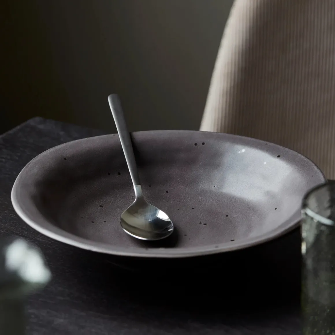 Suppenteller/Schüssel, Rustic, Dunkelgrau