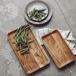 Tabletts, HDWood, Natur