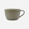 Tasse, HDPleat, Grau/braun