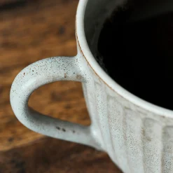 Tasse, HDPleat, Grau/braun