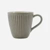 Tasse, HDPleat, Grau/braun