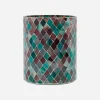 Tealight holder, HDTeela, Green;Brown