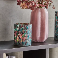 Tealight holder, HDTeela, Green;Brown