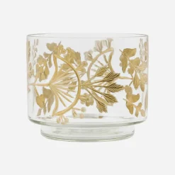 Teelichthalter, HDFind, Klar;Gold