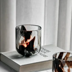 Teelichthalter, HDHome, Dunkelbraun