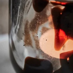 Teelichthalter, HDHome, Dunkelbraun