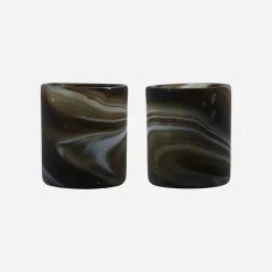 Teelichthalter, HDKae, Braun