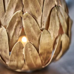 Teelichthalter, HDLuka, Antik-Gold