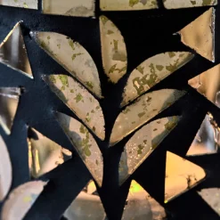 Teelichthalter, HDPalm, Schwarz