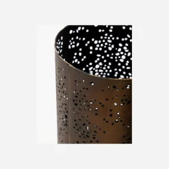 Teelichthalter, HDRando, Antikbraun