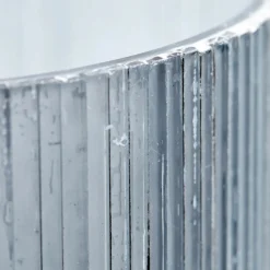 Teelichthalter, Mirr, Frostgrau