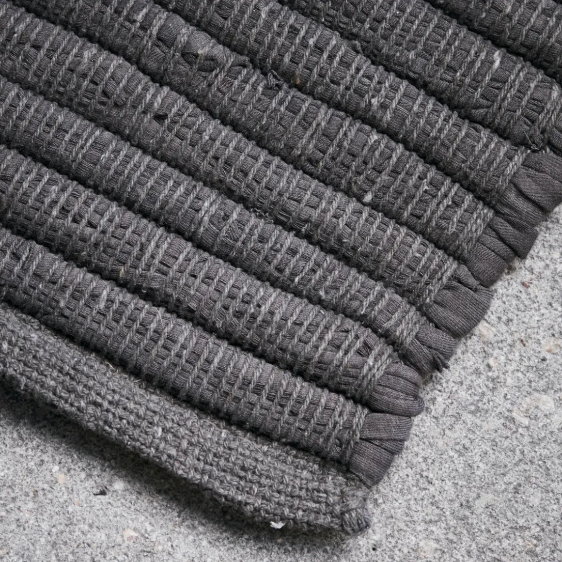 Teppich, Chindi, Grau