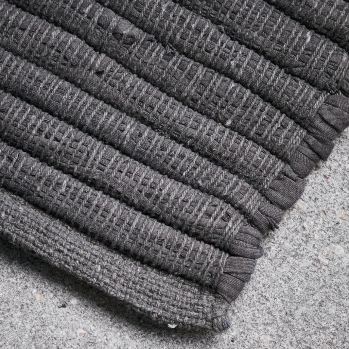 Teppich, Chindi, Grau