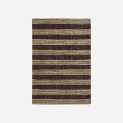 Teppich, HDBlock, Braun;Natur