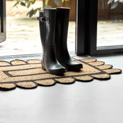 Teppich, HDDenta, Schwarz;Natur