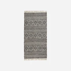 Teppich, HDEthnic, Schwarz;Natur