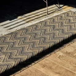 Teppich, HDMonta, Natur;Schwarz