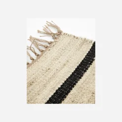 Teppich, HDSima, Schwarz/Natur