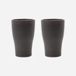 Thermobecher, Liss, Dunkelgrau