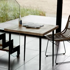 Tisch, Slated, Eisen