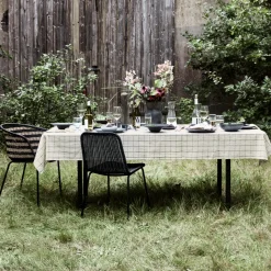 Tischdecke, HDJoin, Schwarz;Off-White