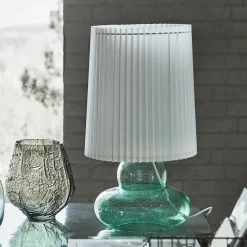 Tischlampe inkl. Lampenschirm, Ribe, Grün