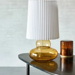 Tischlampe inkl. Lampenschirm, Ribe, Amber
