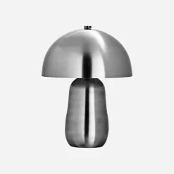 Tischleuchte, HDRoomie, Gebürstetes Silber-Finish