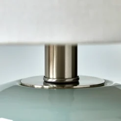 Tischleuchte, HDStep, S, Hellblau;Off-White