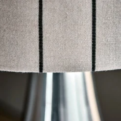 Tischleuchte, HDTulip, Silber-Finish