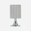 Tischleuchte, HDTulip, Silber-Finish