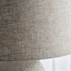 Tischleuchte inkl. Lampenschirm, HDTana, Off-White