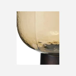 Tischleuchte, Note, Messingbraun