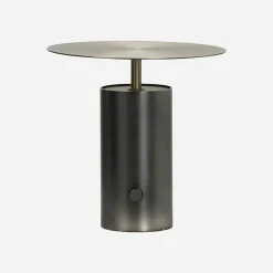 Tischleuchte, Tacker, Gunmetal-Grau