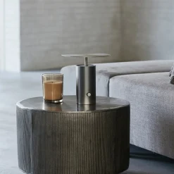 Tischleuchte, Tacker, Gunmetal-Grau