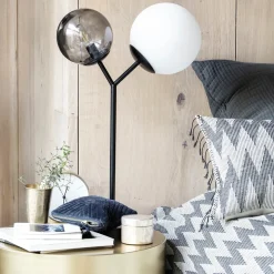 Tischleuchte, Twice, Schwarz