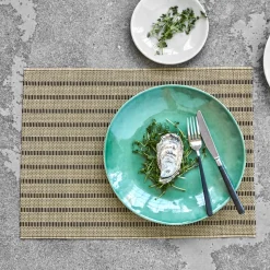 Tischset, HDFica, Schwarz;Natur