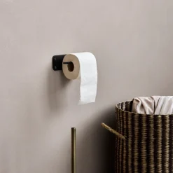 Toilettenpapierhalter, HDPati, Schwarz
