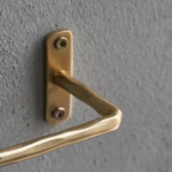 Toilettenpapierhalter, HDWelo, Oberfläche aus gebürstetem Messing