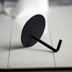 Toilettenpapierhalter, Text, Schwarz